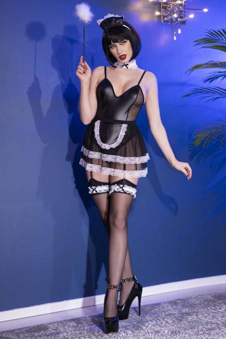 Sexy set da cameriera in 6 pezzi